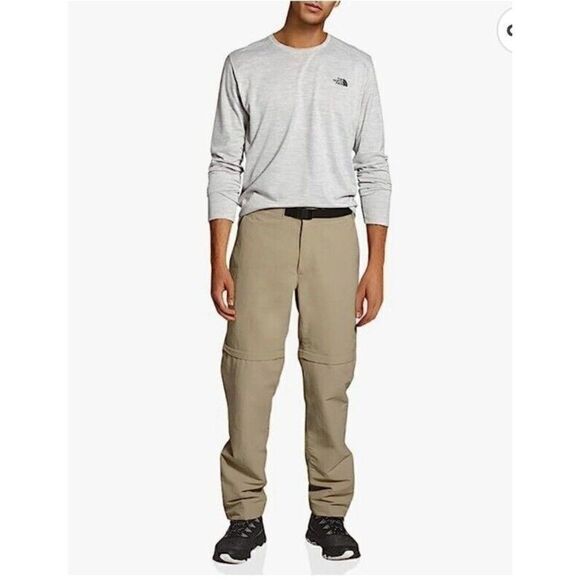 North Face Paramount Hiking Convertible Pants Khaki Men's Size XL - Picture 1 of 9
